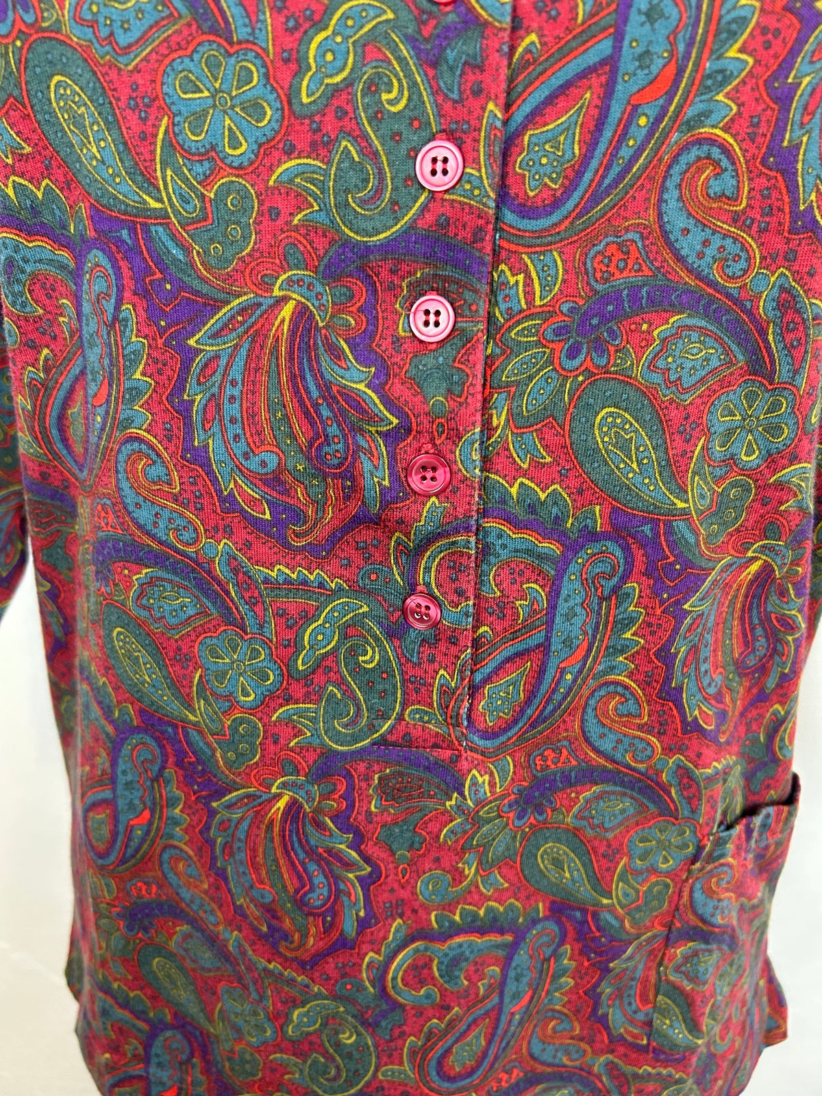 Vintage Paisley Βαμβακερή Μπλούζα Gap