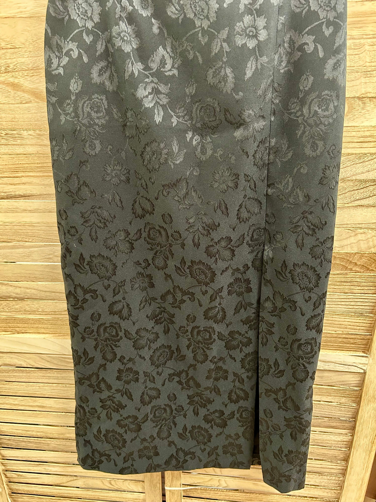 Vintage Floral Jacquard Midi Φούστα