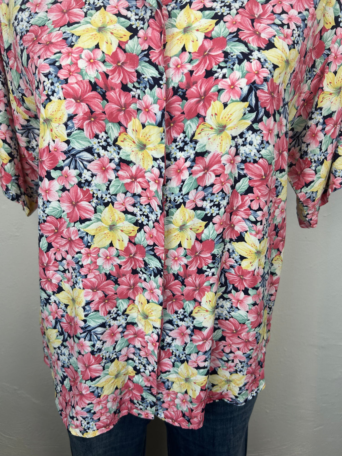 Vintage Floral Tropical Shirt