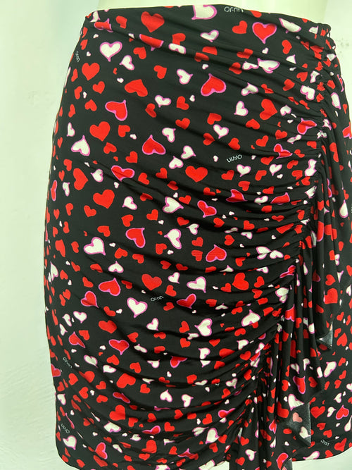 Liu Jo Mini Φούστα Hearts