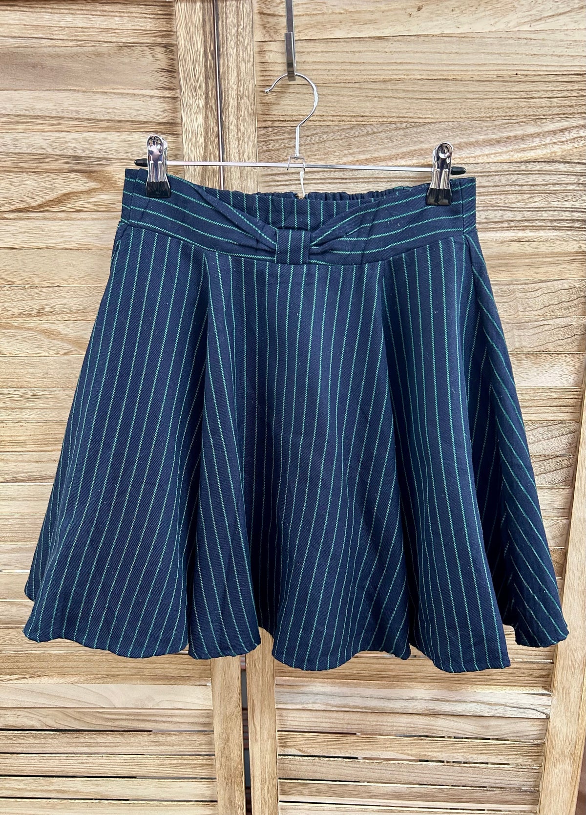 Vintage Pinstripe Mini Φούστα