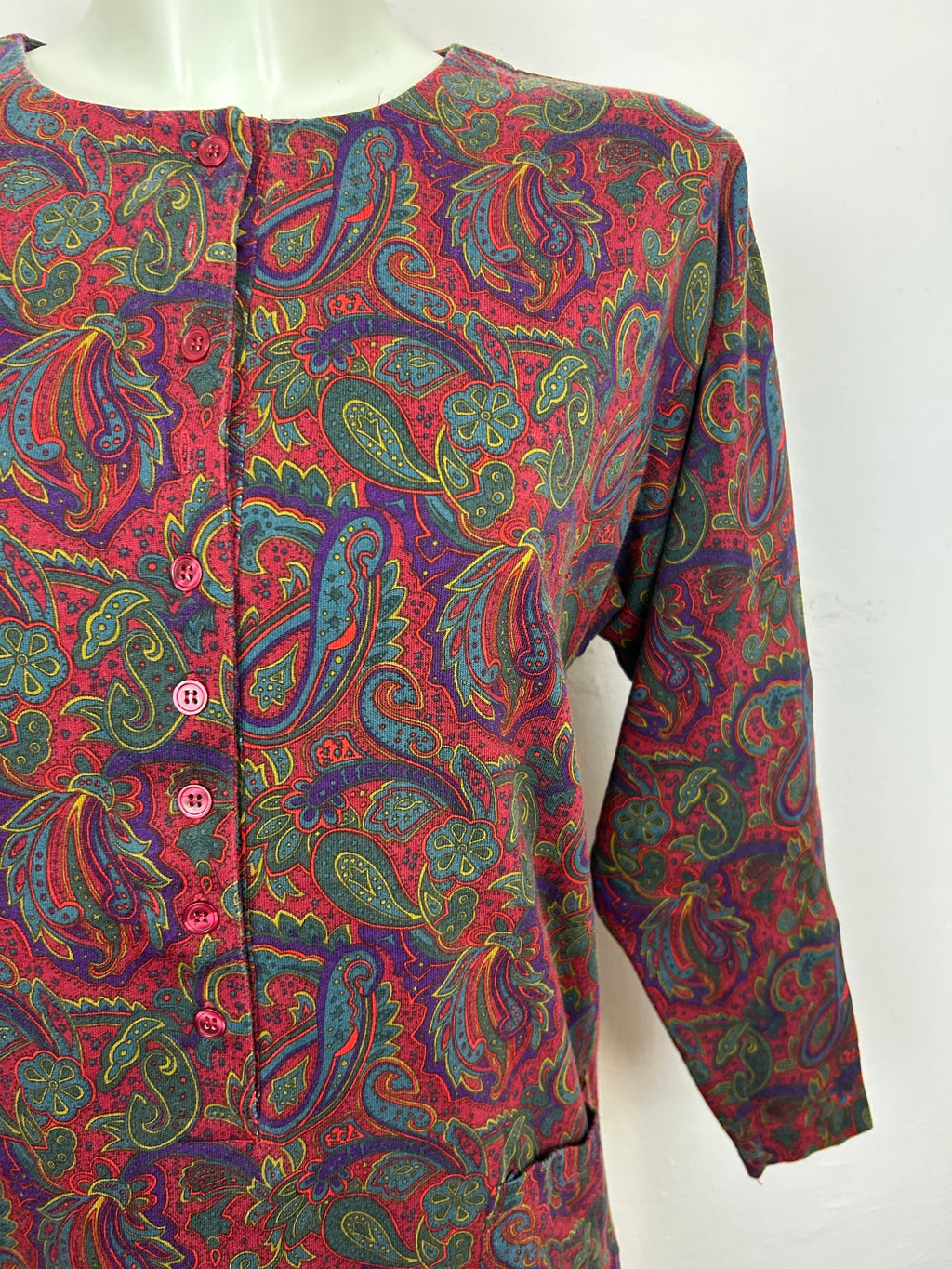 Vintage Paisley Βαμβακερή Μπλούζα Gap
