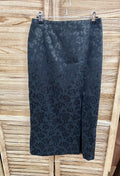 Vintage Floral Jacquard Midi Φούστα
