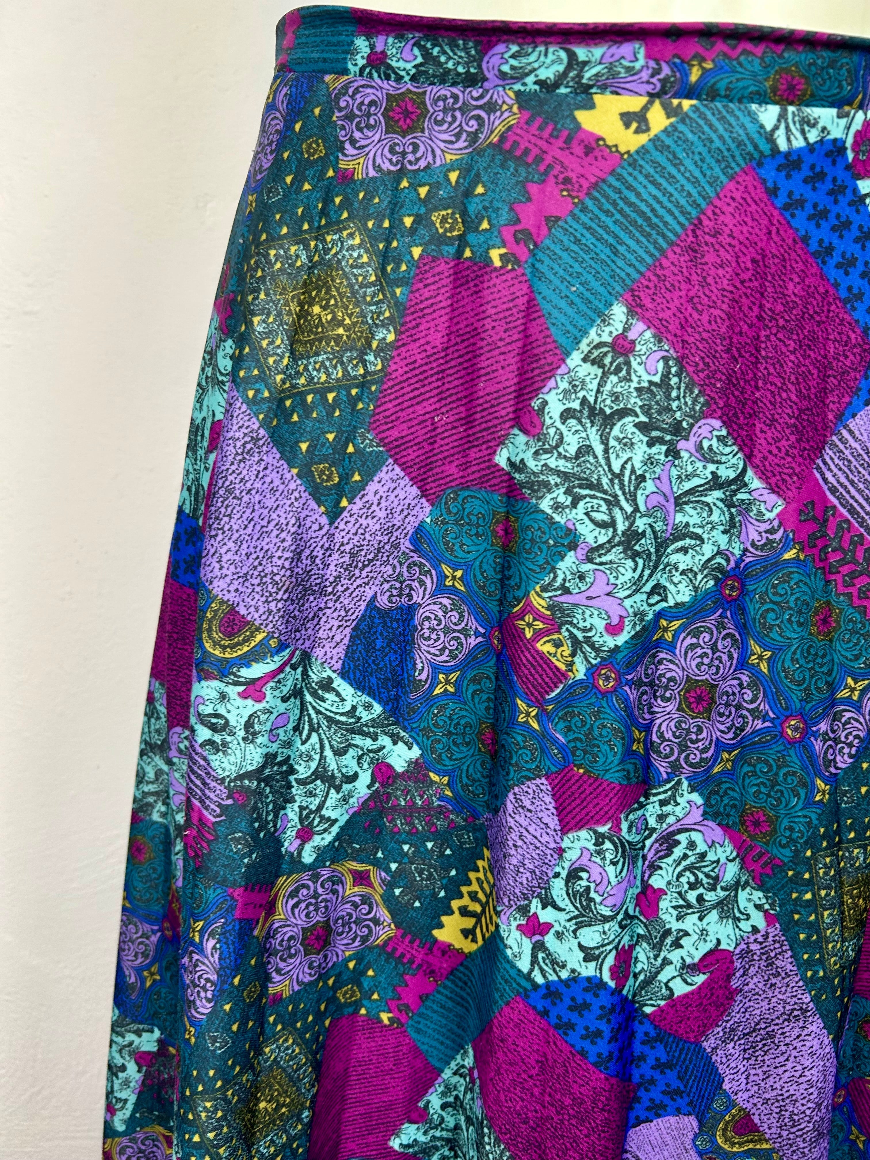 Vintage Patchwork Φούστα