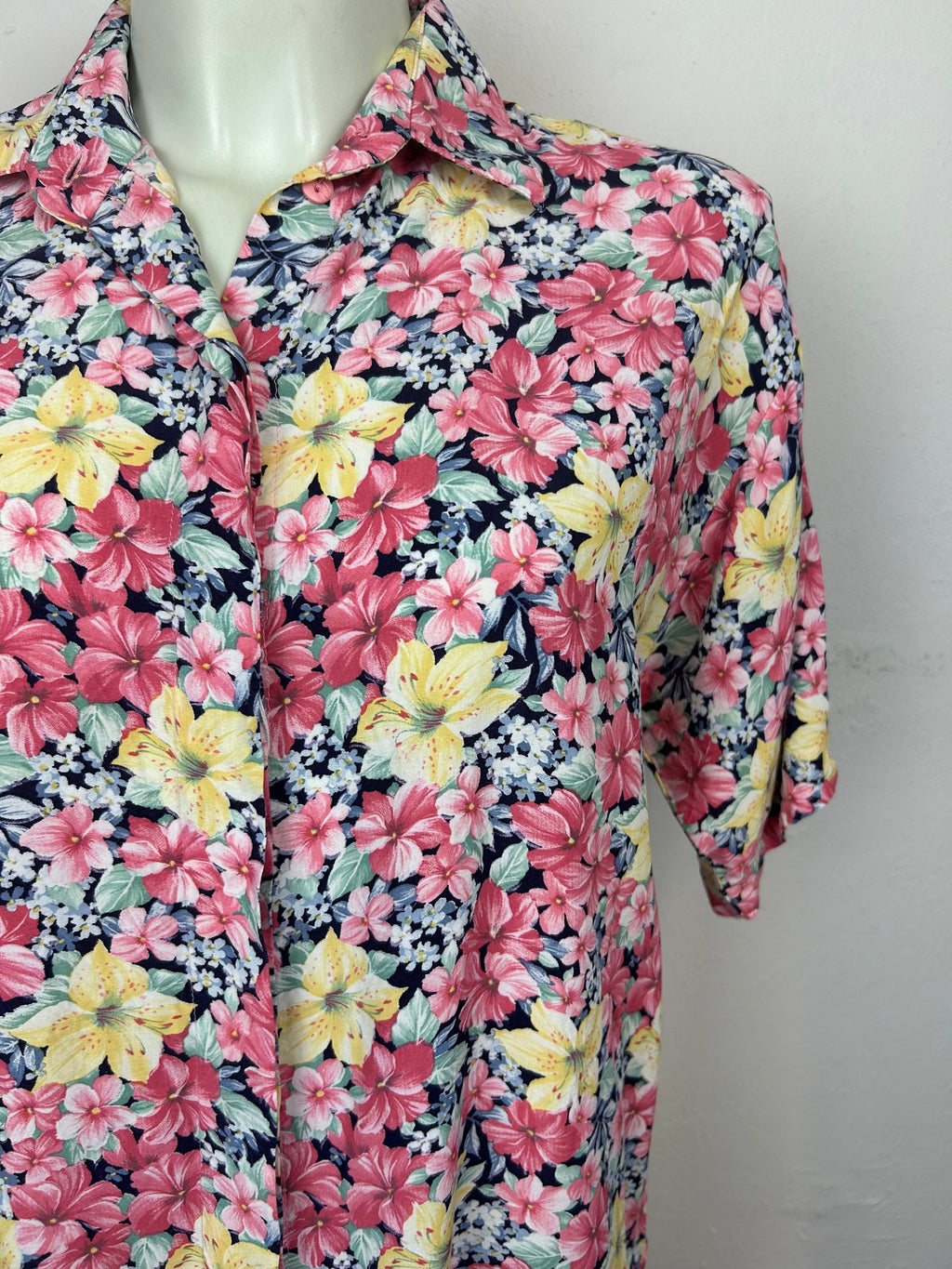 Vintage Floral Tropical Shirt