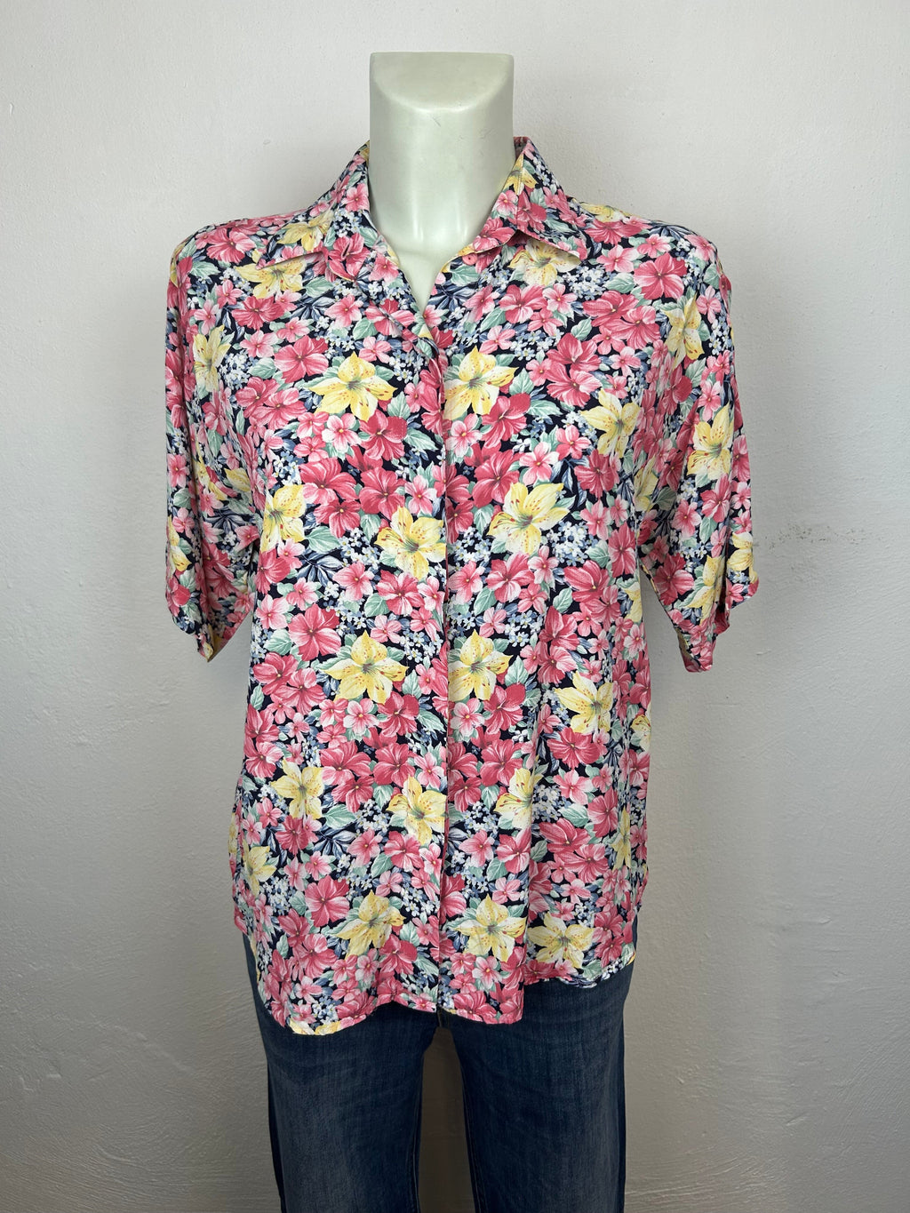 Vintage Floral Tropical Shirt