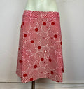 Vero Moda Vintage Φούστα Retro Circles Print — Ροζ & Κόκκινο