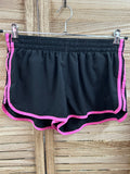 Adidas Running Shorts Μαύρο Ροζ - μπροστά