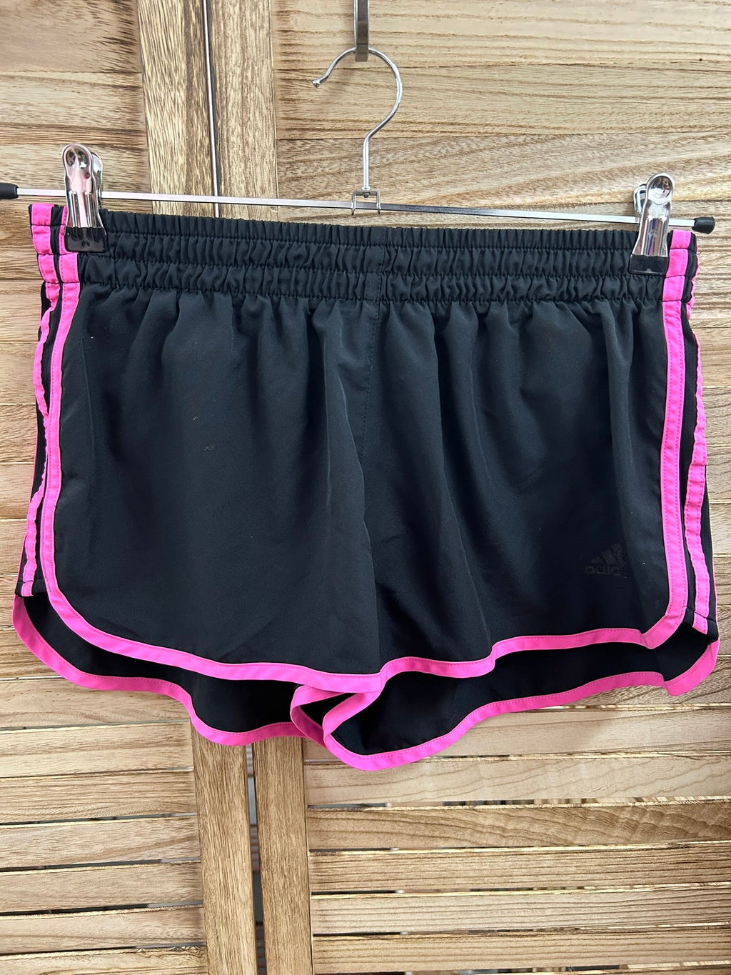 Adidas Running Shorts Μαύρο Ροζ - πίσω