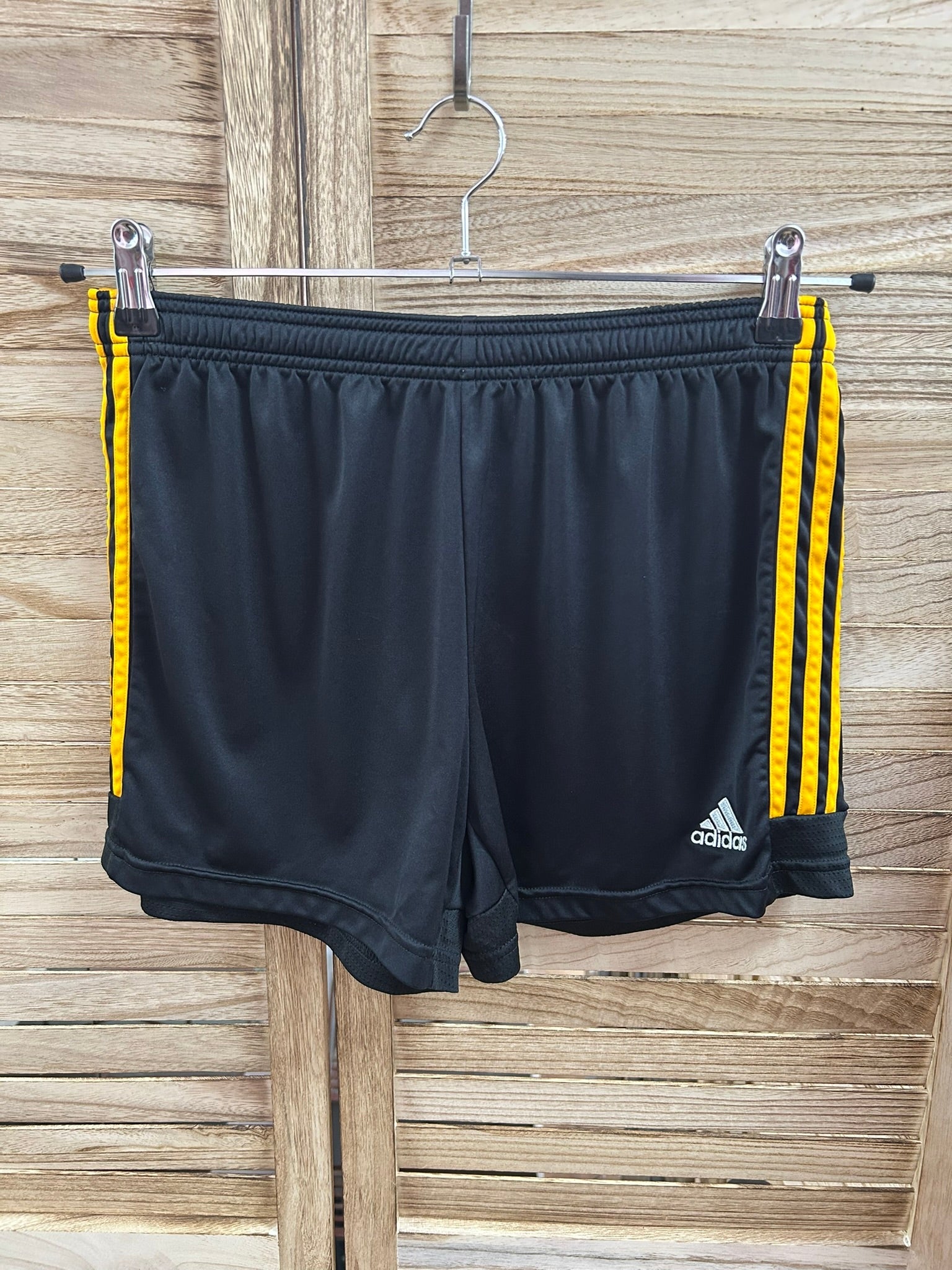 Adidas Aeroready Shorts Μαύρο Κίτρινο - μπροστά