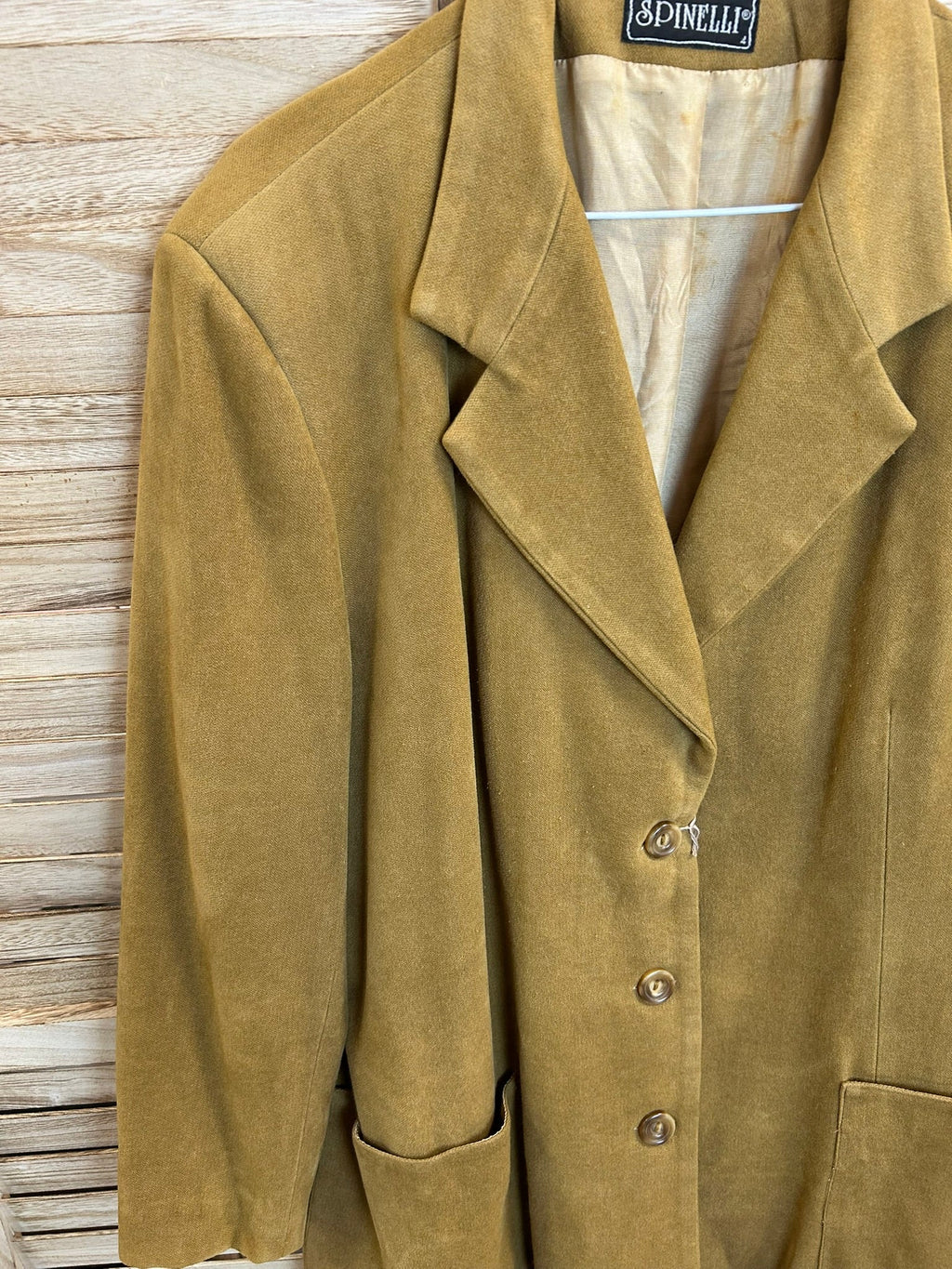 Vintage Blazer Spinelli Μουσταρδί - εμπρός 2