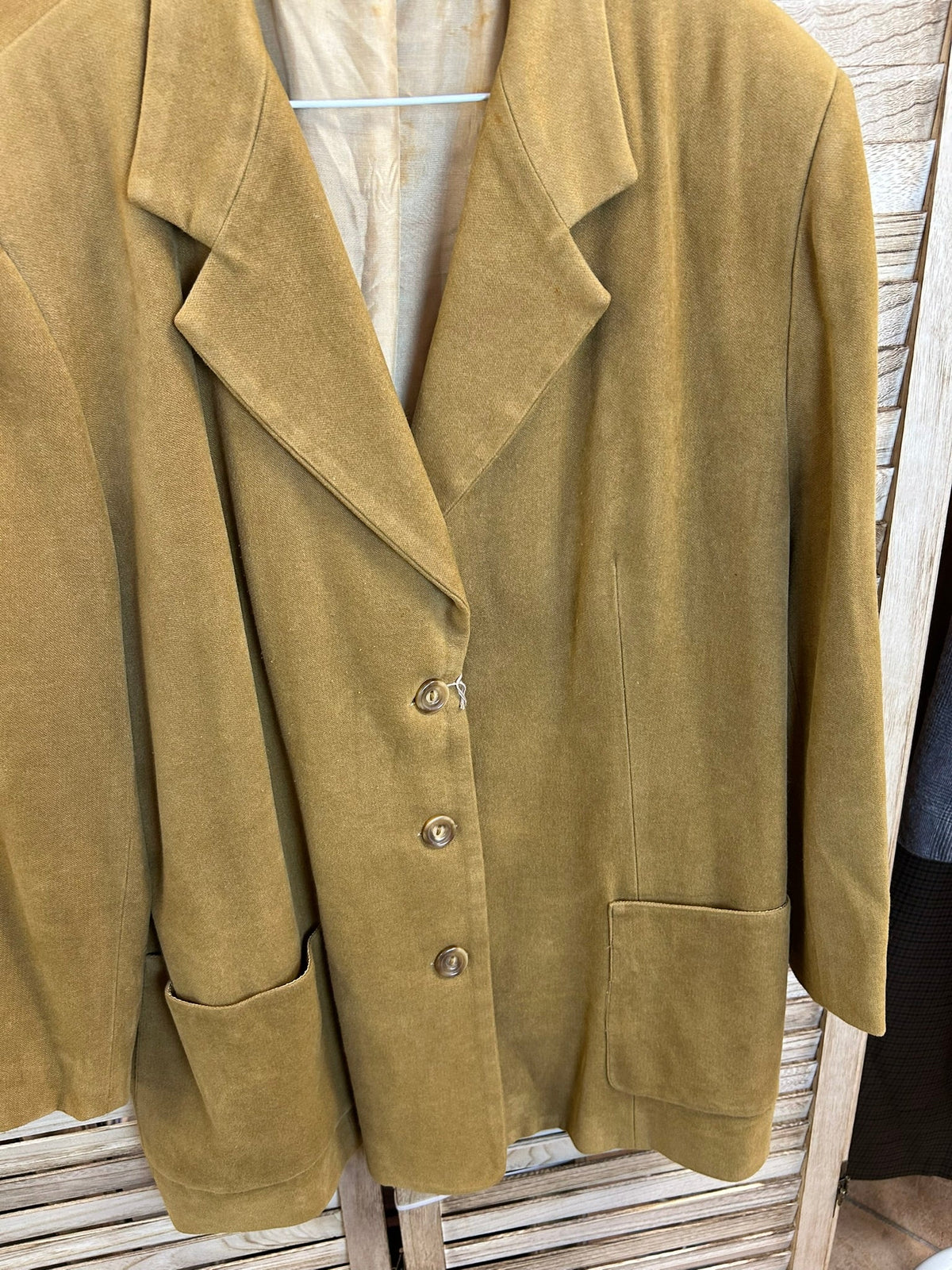 Vintage Blazer Spinelli Μουσταρδί - εμπρός