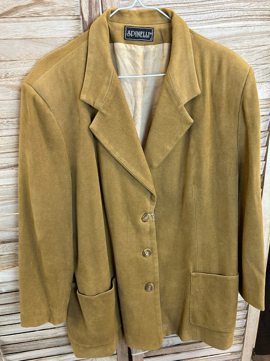 Vintage Blazer Spinelli Μουσταρδί - γιακάς