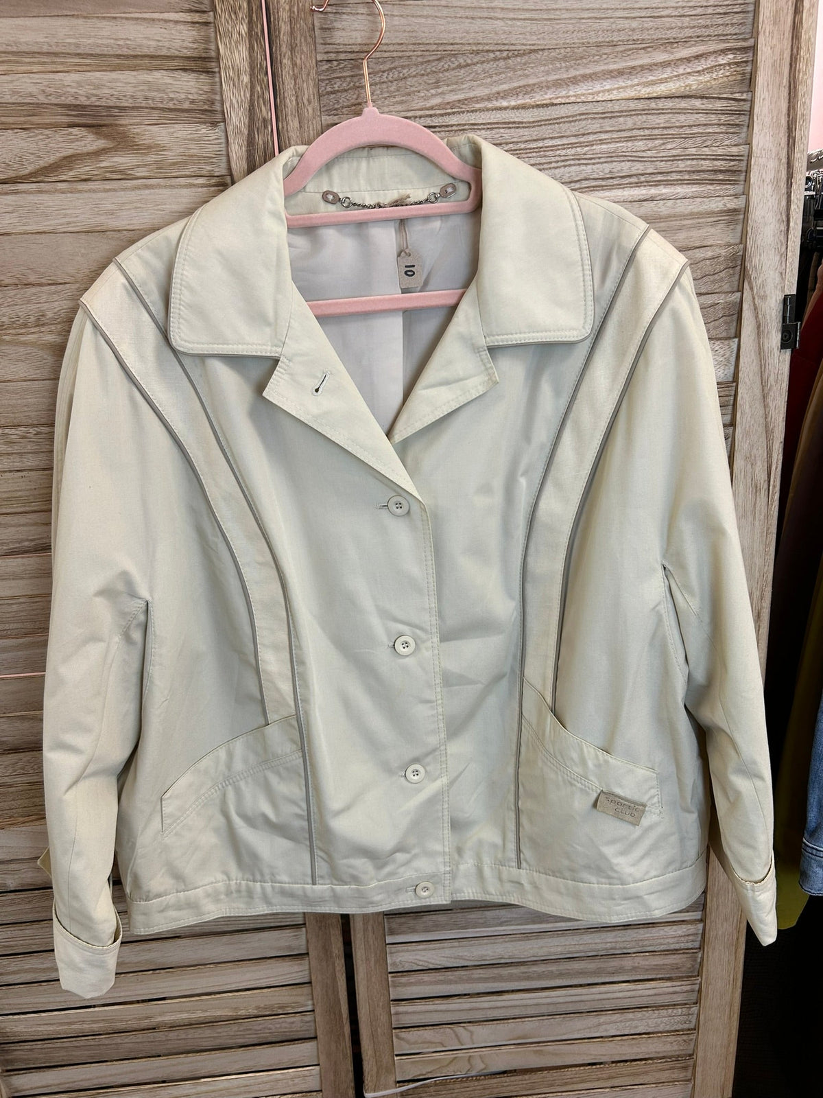 Vintage Y2K Jacket Εκρού - συνολική όψη