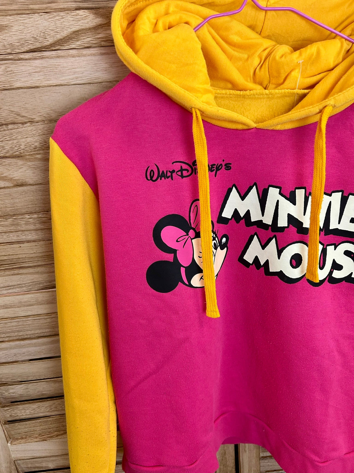 Vintage Reworked Minnie Mouse Hoodie - μπροστά