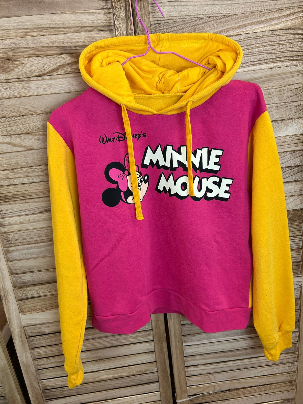 Vintage Reworked Minnie Mouse Hoodie - πίσω