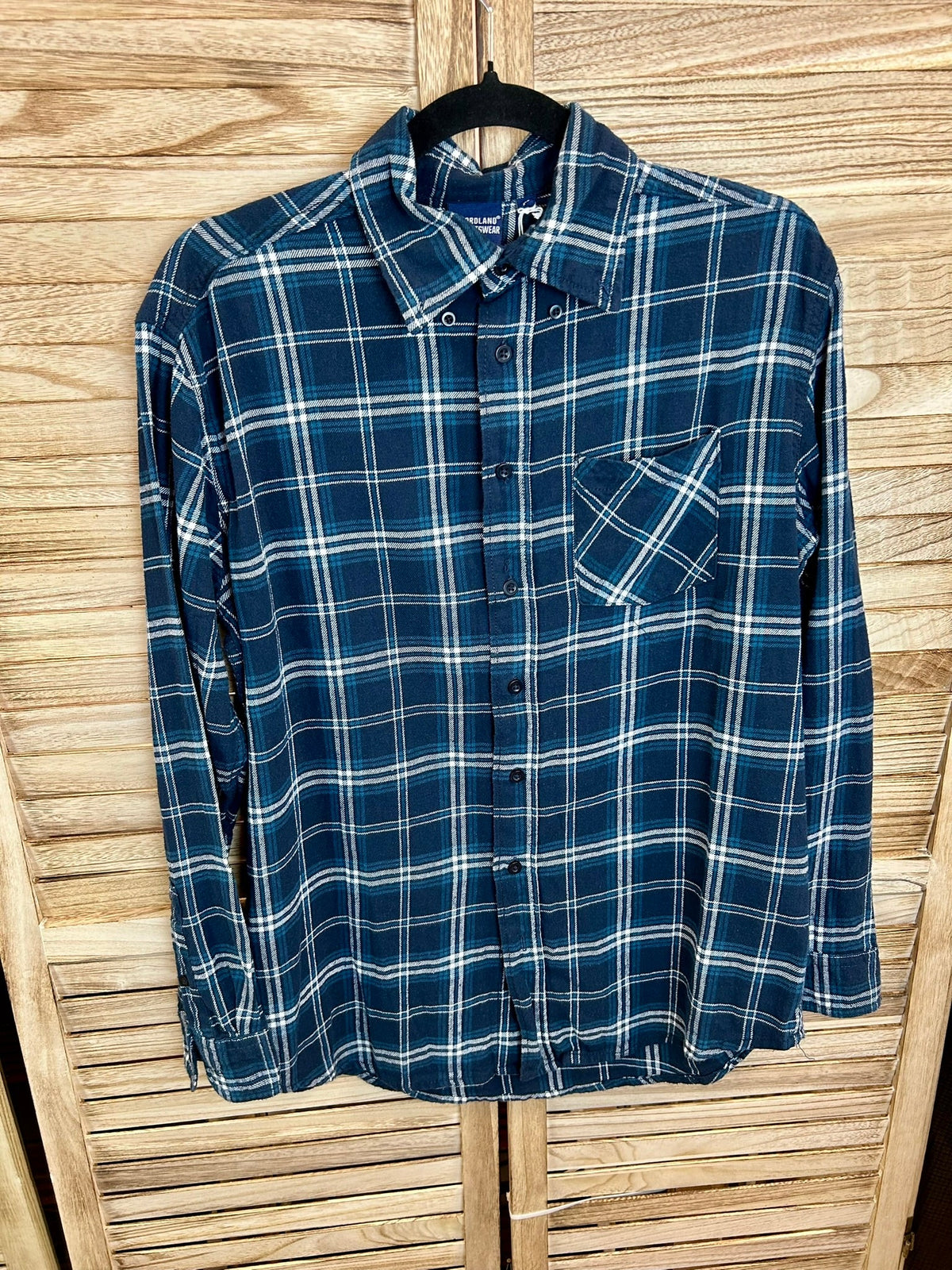 Nordland Sportswear flannel πουκάμισο - κοντινό μπροστά