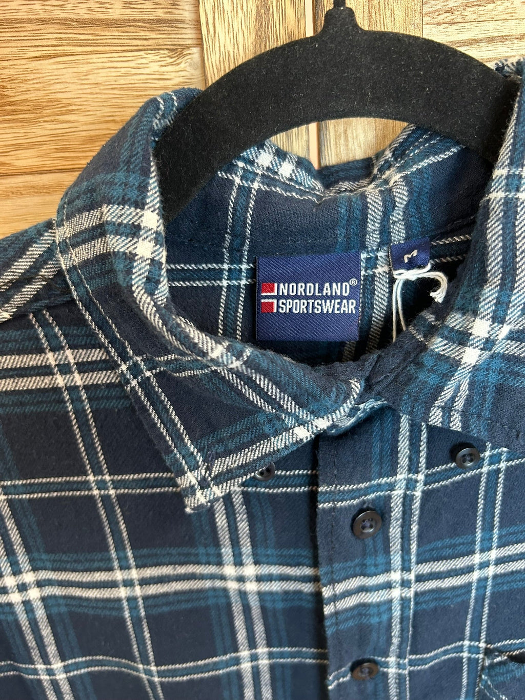 Nordland Sportswear flannel πουκάμισο - λεπτομέρεια μανίκι