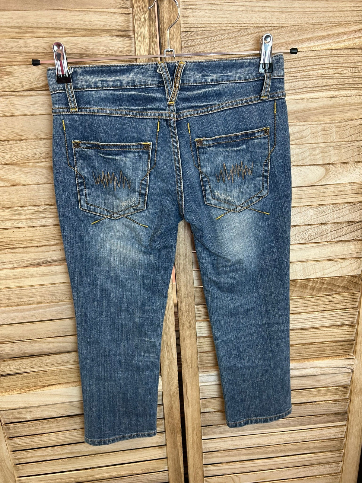 Anna Kerry τζιν κάπρι - κοντινό μέσης πίσω