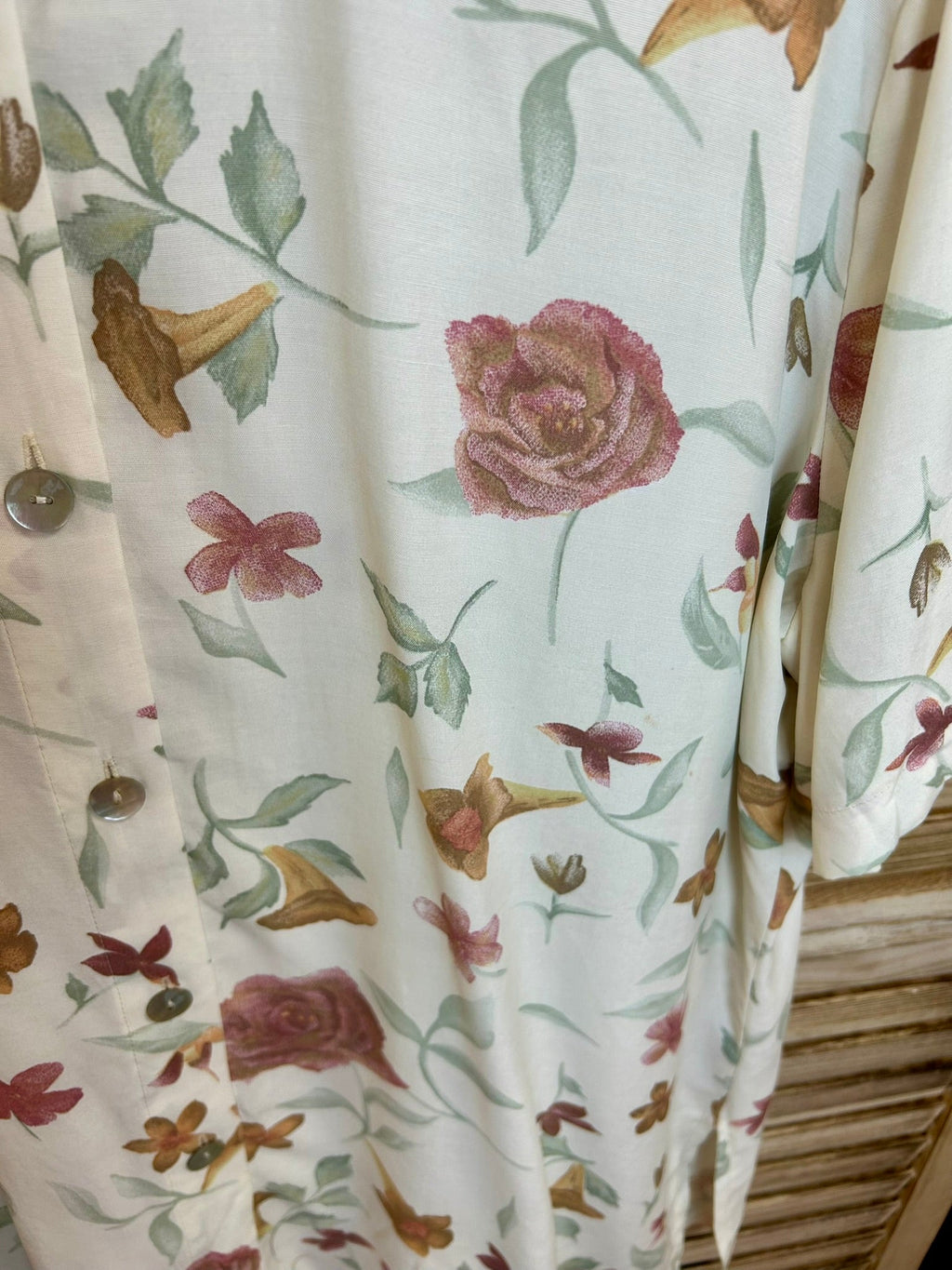 Vintage floral μπλούζα Canda - πίσω