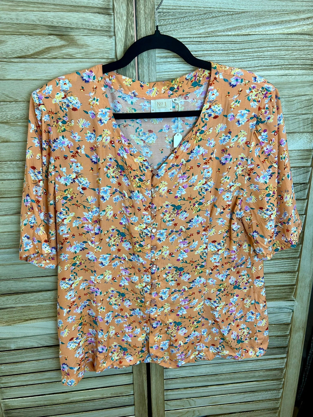Vintage floral μπλούζα - ολόσωμη 3
