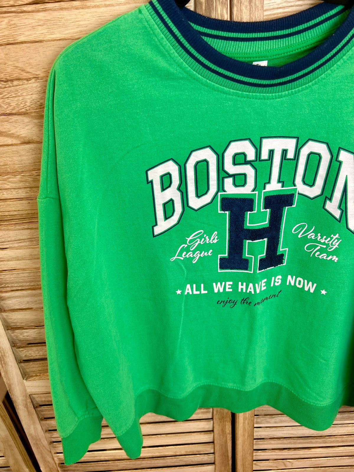 Vintage φούτερ Boston Varsity - λεπτομέρεια print 2