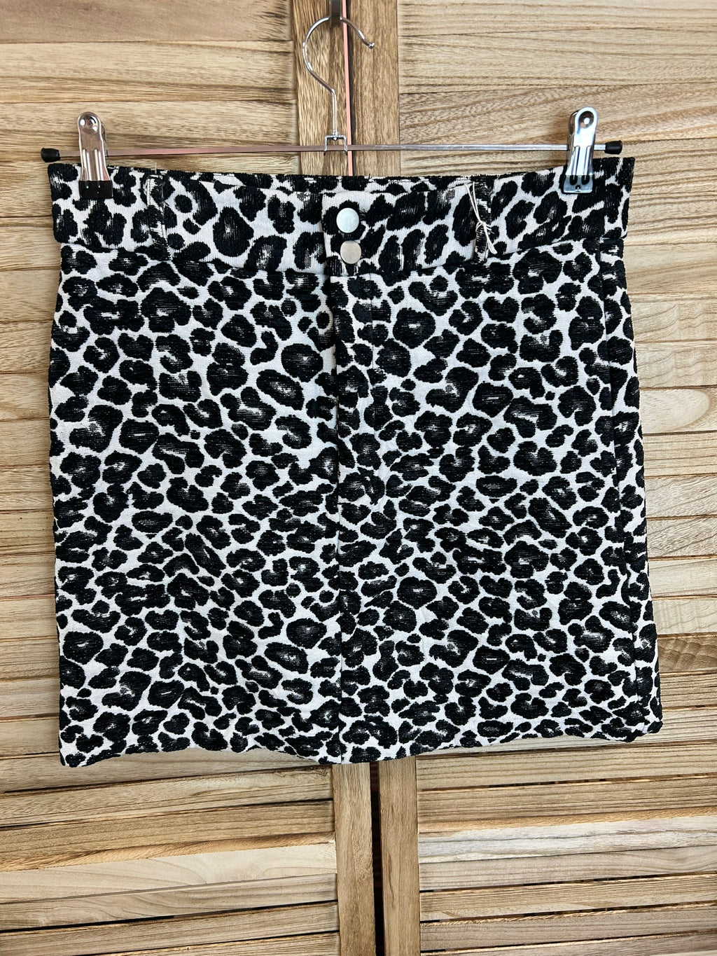 Mini Φούστα με Animal Print Leopard