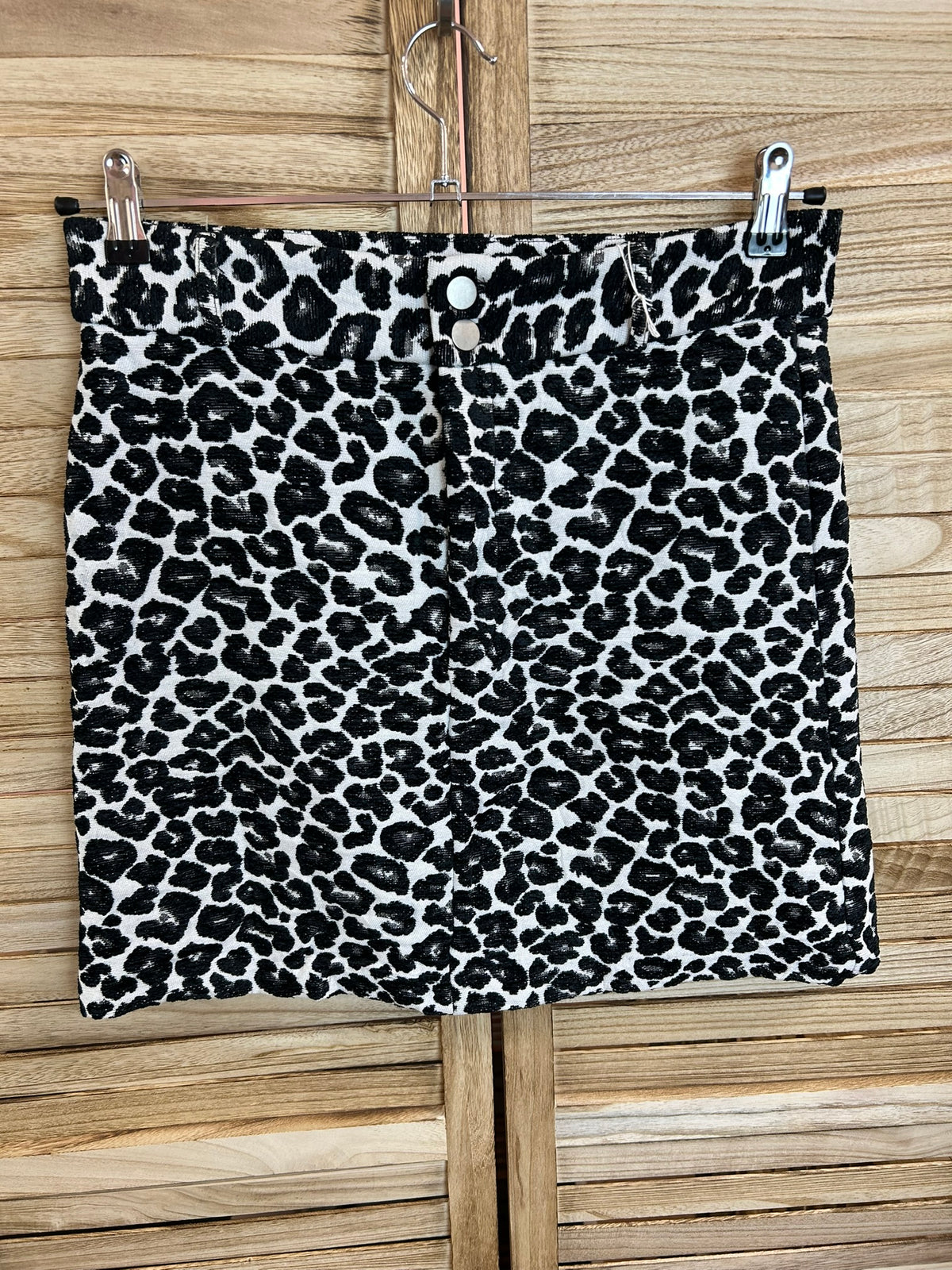 Mini Φούστα με Animal Print Leopard