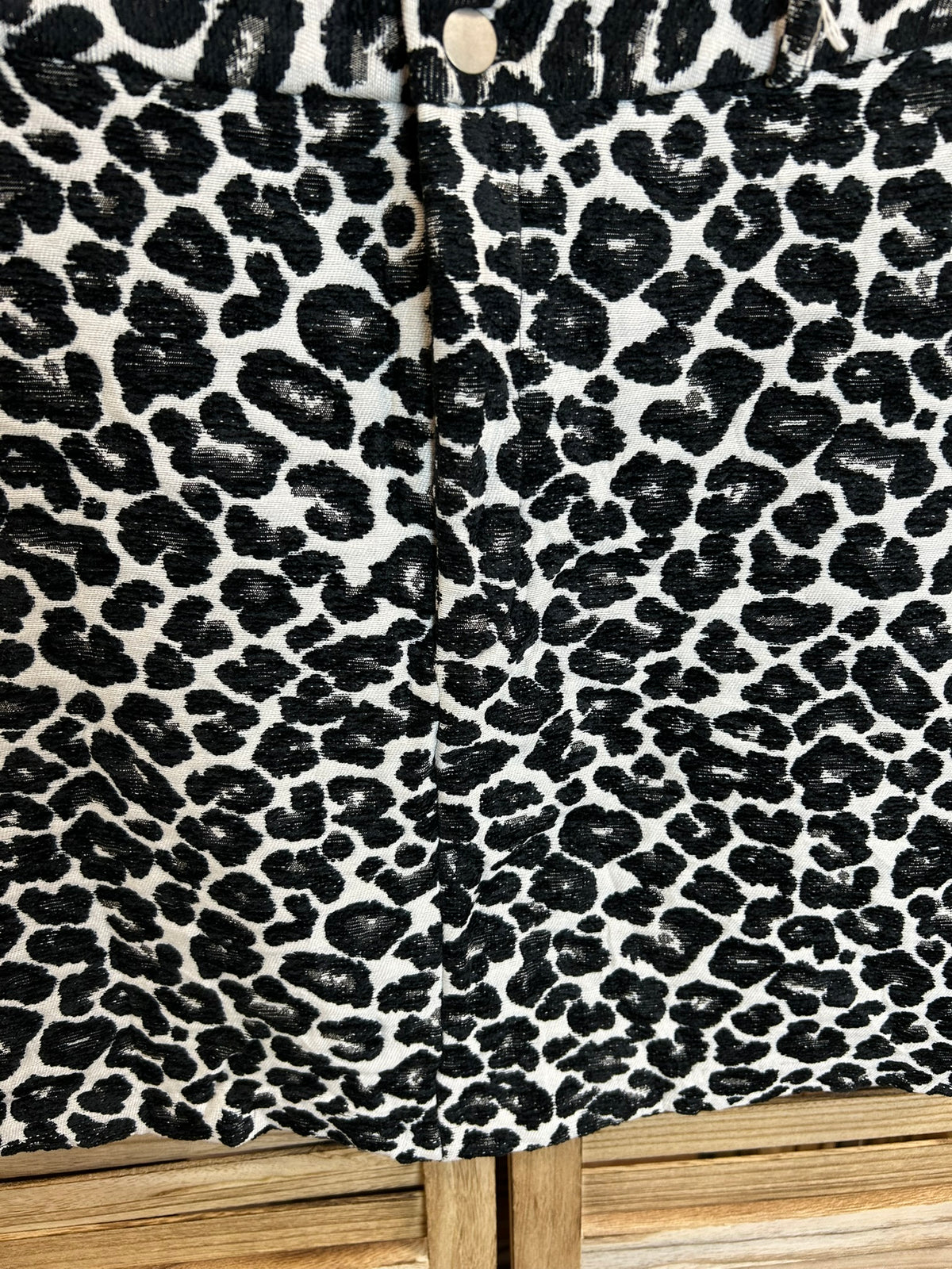 Mini Φούστα με Animal Print Leopard