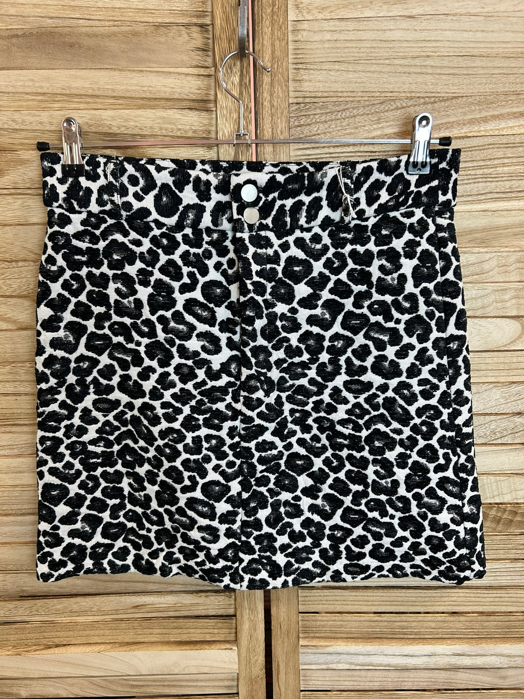 Mini Φούστα με Animal Print Leopard