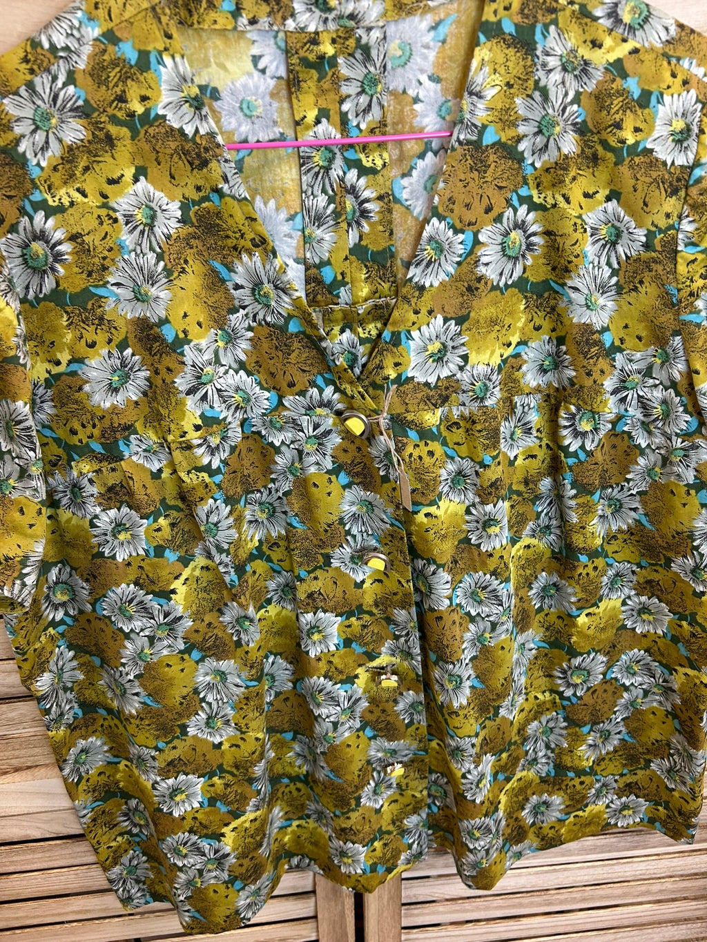 Vintage floral μπλούζα - λεπτομέρεια print