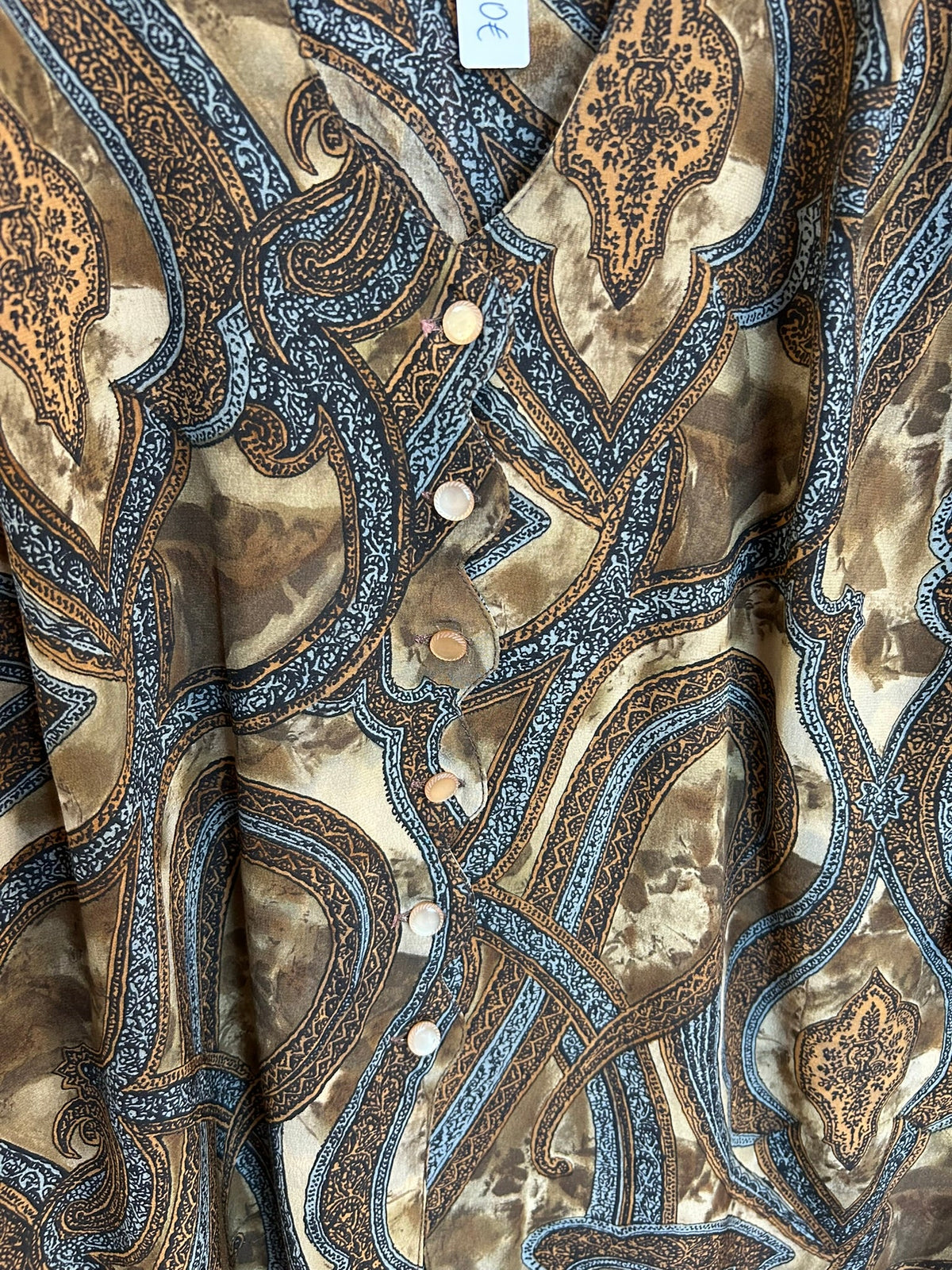 Vintage paisley μπλούζα - λεπτομέρεια print
