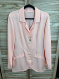 Vintage ροζ blazer μπροστά