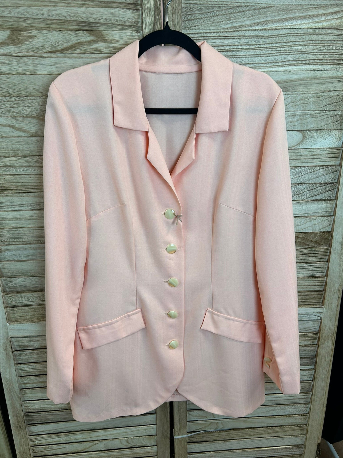 Vintage ροζ blazer μπροστά 2