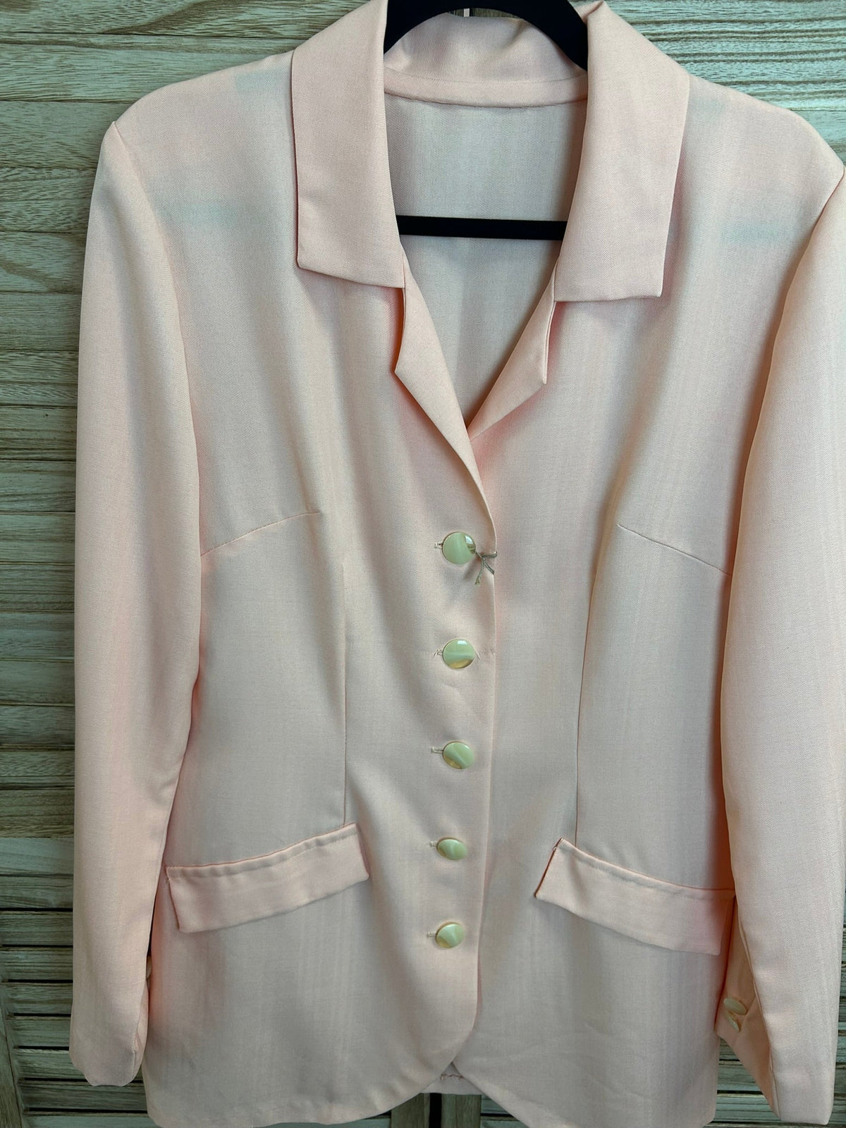 Vintage ροζ blazer με ετικέτα