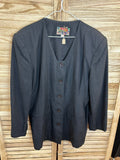 Vintage μαύρο jacket S.Oliver μπροστά