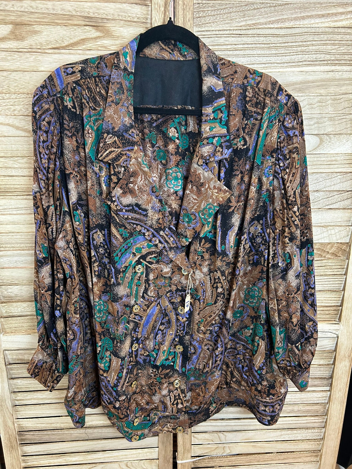 Vintage paisley jacket μπροστά 2