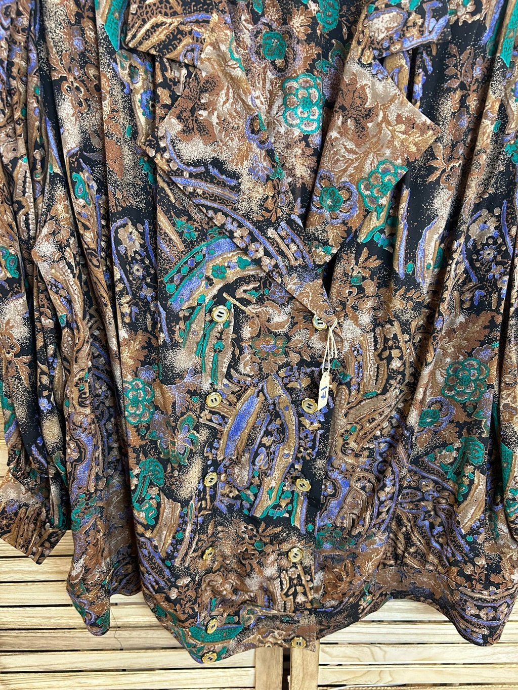 Vintage paisley jacket κουμπιά και βάση