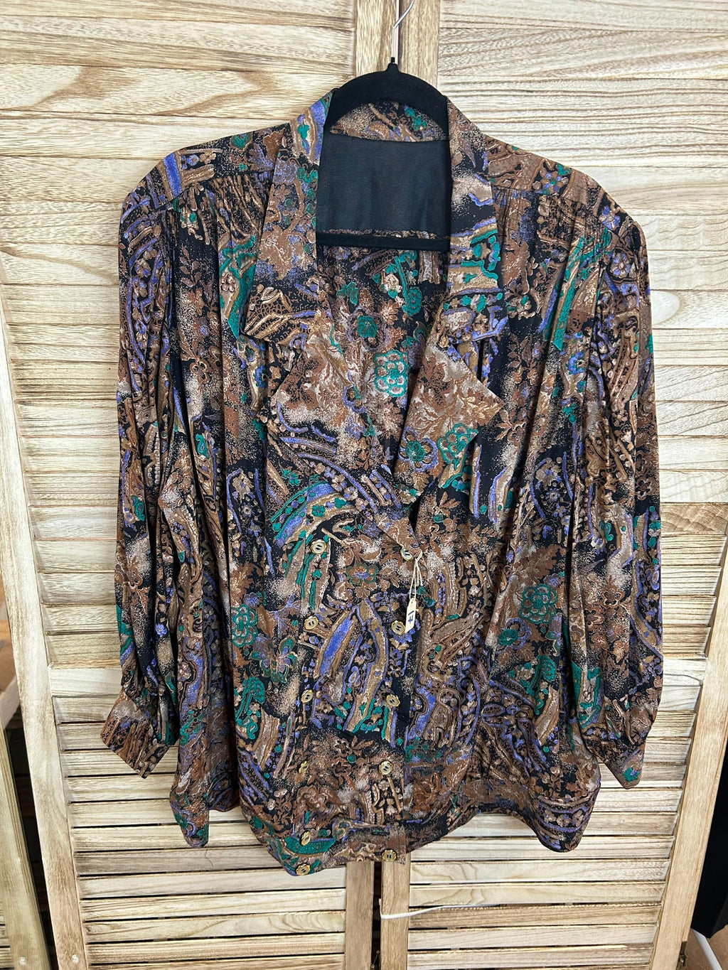 Vintage paisley jacket full look