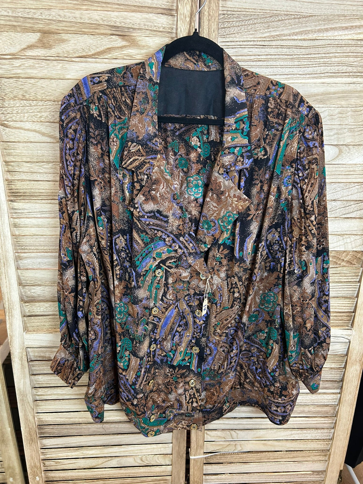 Vintage paisley jacket full look